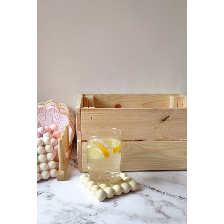 Kndly home - Wholesale Decorative Tray - Bubble Tray. Bubble coasters Pastel colors.2