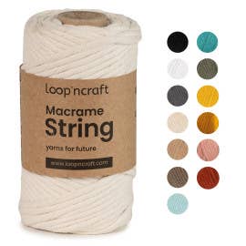 Loop'ncraft – wholesale Craft supplies – Macrame String 5mm - 330g8