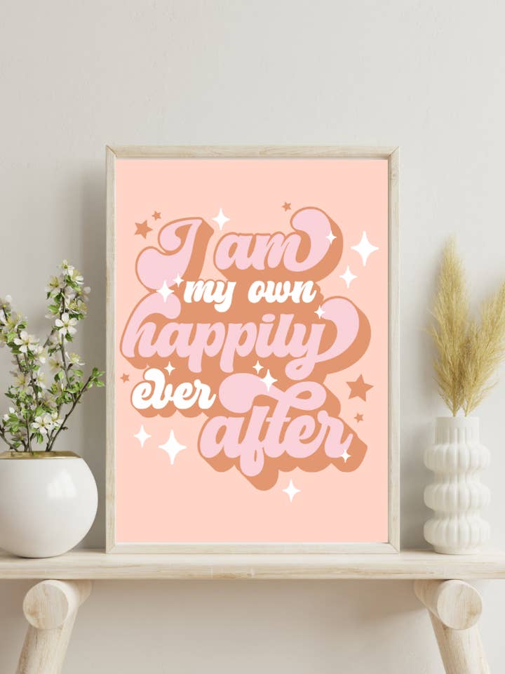 Happily Ever After Art Print for wholesale by Sweet As Sugarcane
