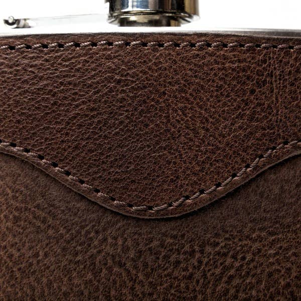 Mission Mercantile Leather Goods – Großhandel Taschenflasche – Campaign Leder Flasche