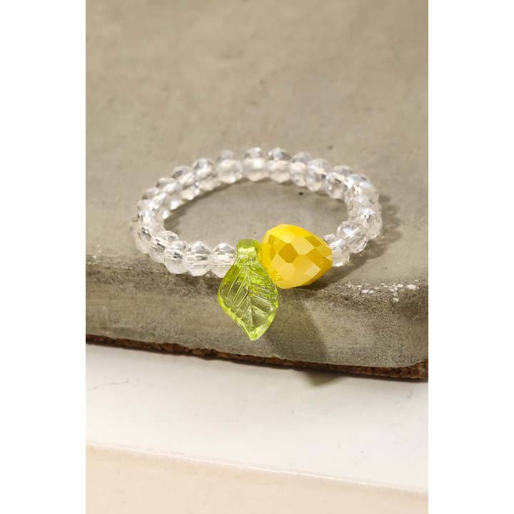 Anarchy Street - Vendita all'ingrosso Anello midi/a fascia - Anello frutta con perle di vetro3