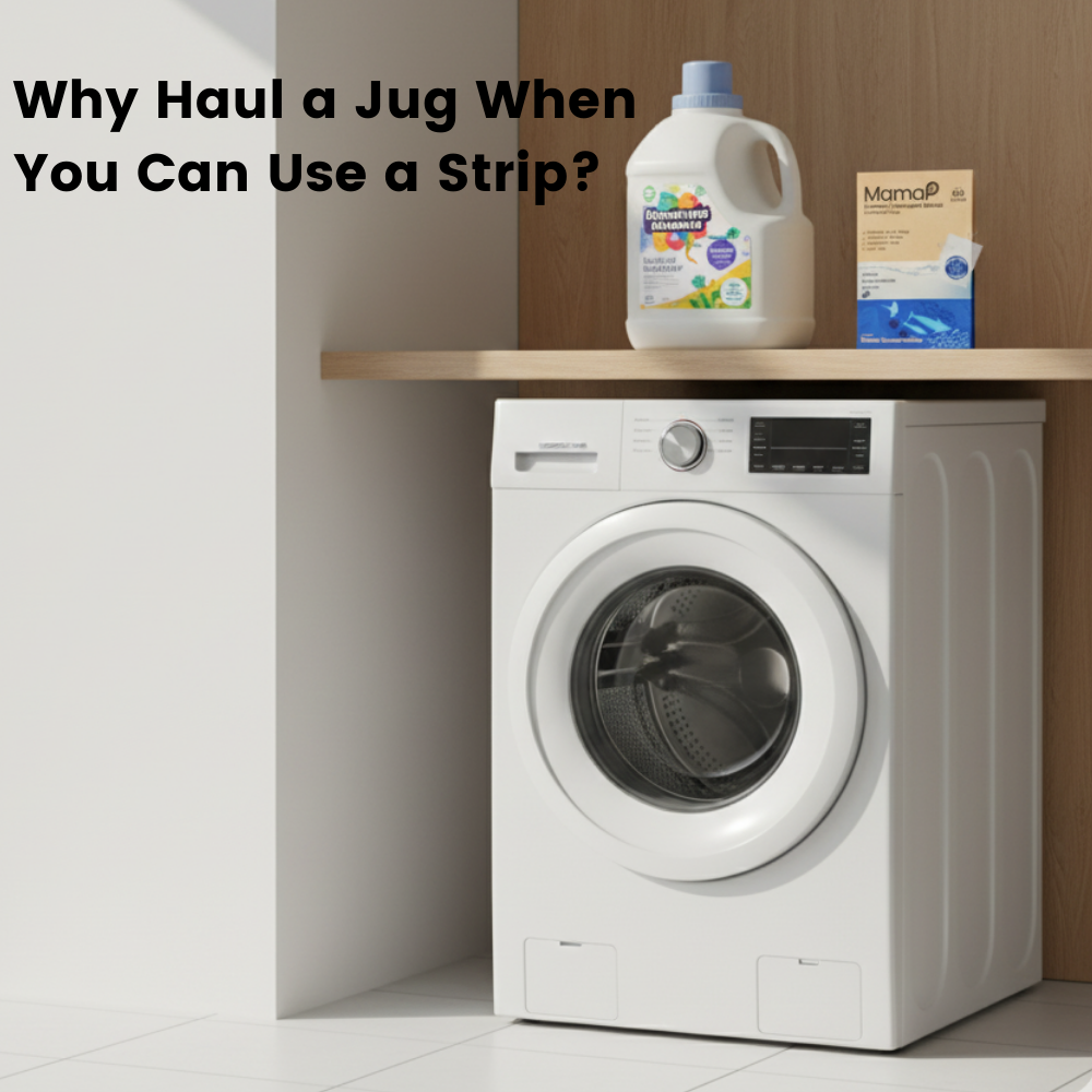 MamaP - Venta al por mayor Cápsulas/ polvos de detergente para ropa - Hojas de detergente para la ropa sin SLS para pieles sensibles9