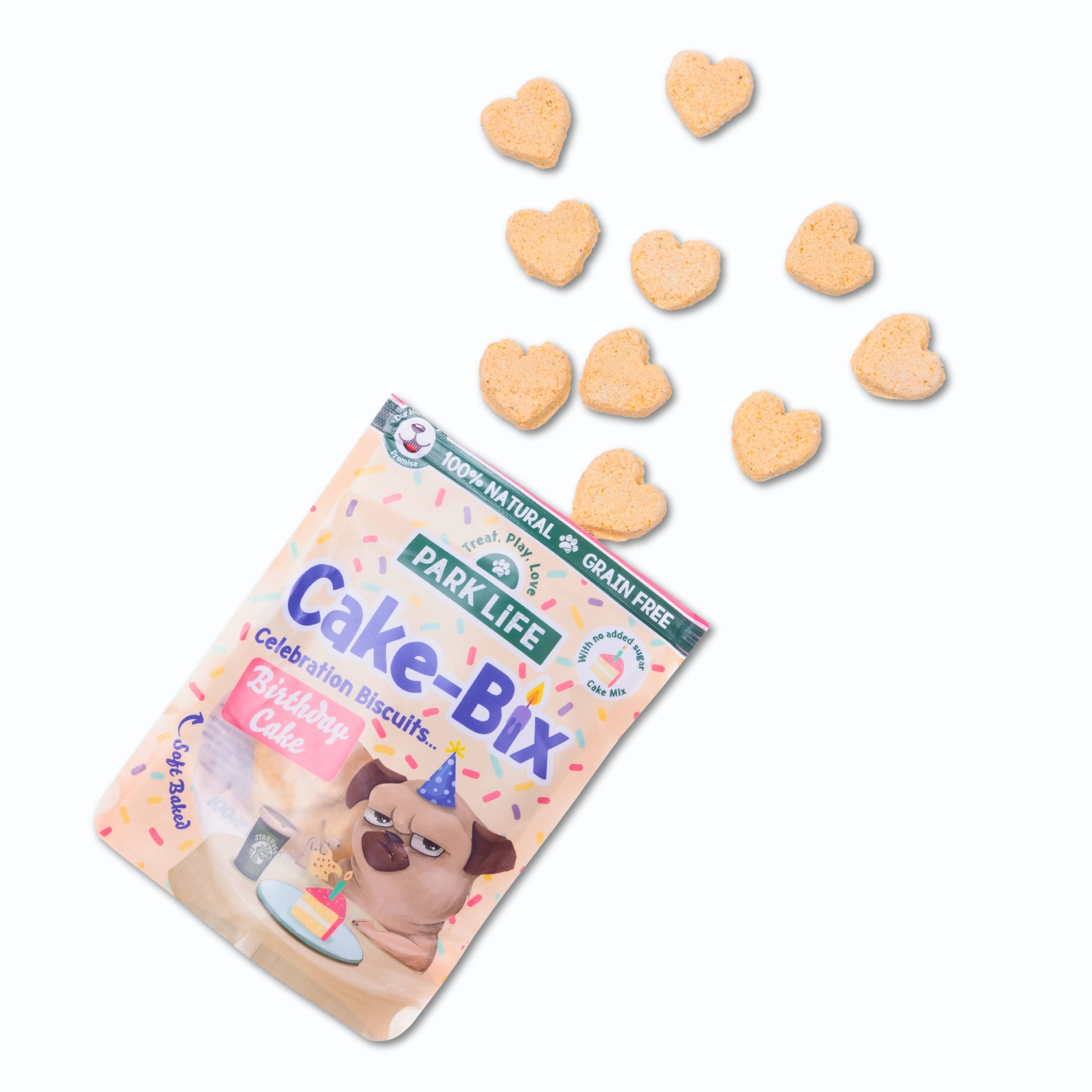 PARK LiFE - Wholesale Pet Biscuit - Dog - Cake-Bix Dog Biscuits Birthday Cake Flavour 100g3