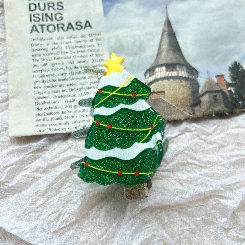 Ekartini - Wholesale Hair Clip - Women's - Cartoon Christmas Shark Hair Clip4