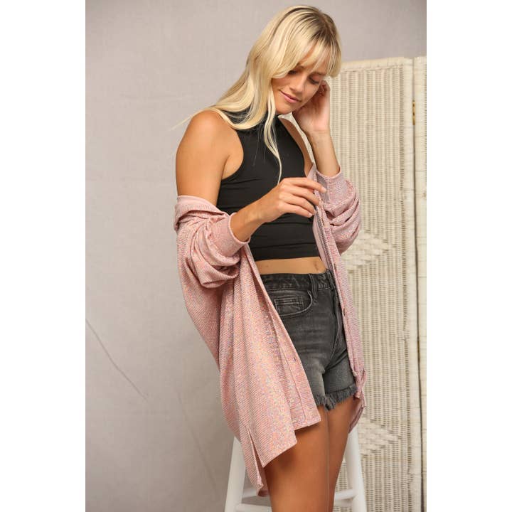 Disco Trans Shacket för wholesale av salt & bit