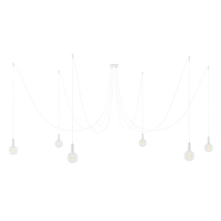 Spider - Multiple Pendant Lamp with 6 Drops Made in Italy for wholesale by LIGHTINUP S.R.L.