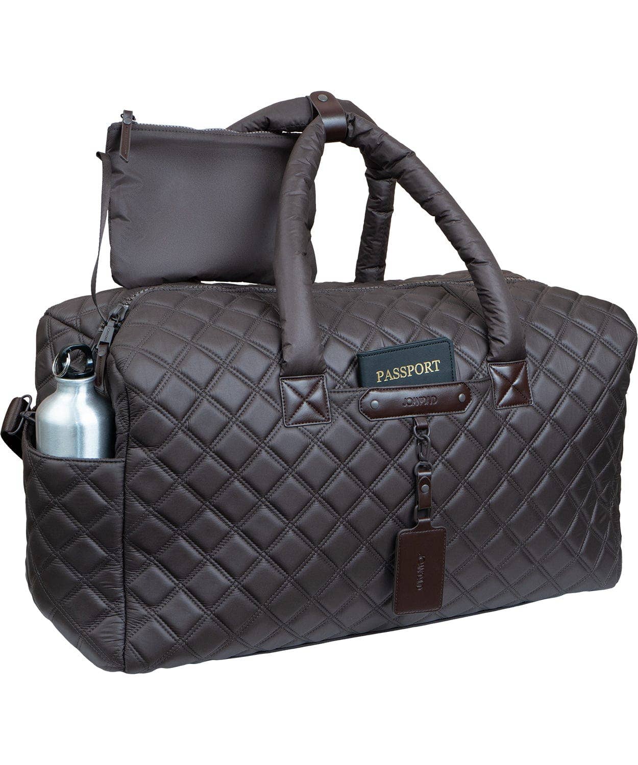 Magid – Saco de viagem - Mulher por atacado – Bolsa de bagagem Joan & David de 22 polegadas acolchoada com pára-quedas acolchoada de diamante com etiqueta de nylon8