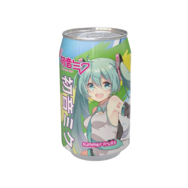 Kawaji - Vente Sodas/boissons gazeuses - Canette de soda Hatsune Miku Summer Fruits de 330 ml