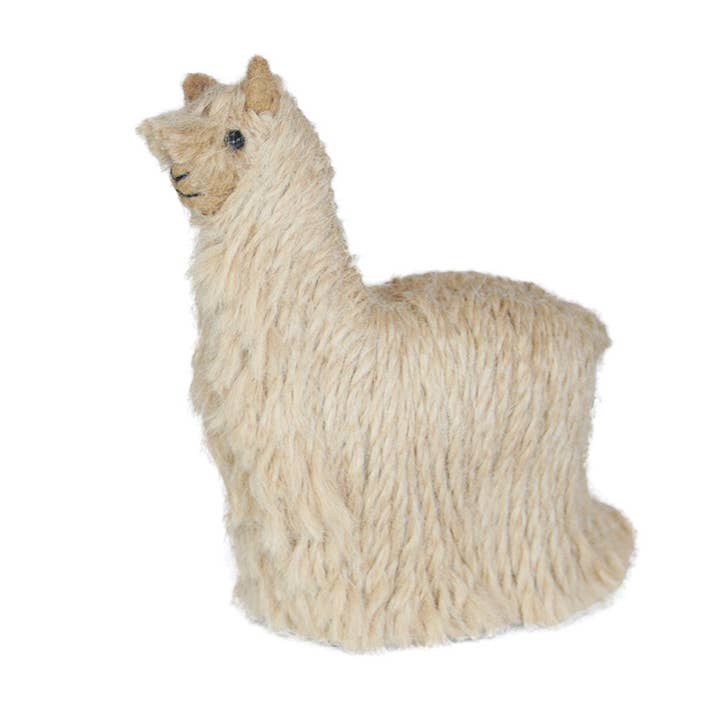 Lanart Alpaca – wholesale Decorative figurine – Cria Suri 5.5” - Artisan Hand-Felted Alpaca Sculpture7
