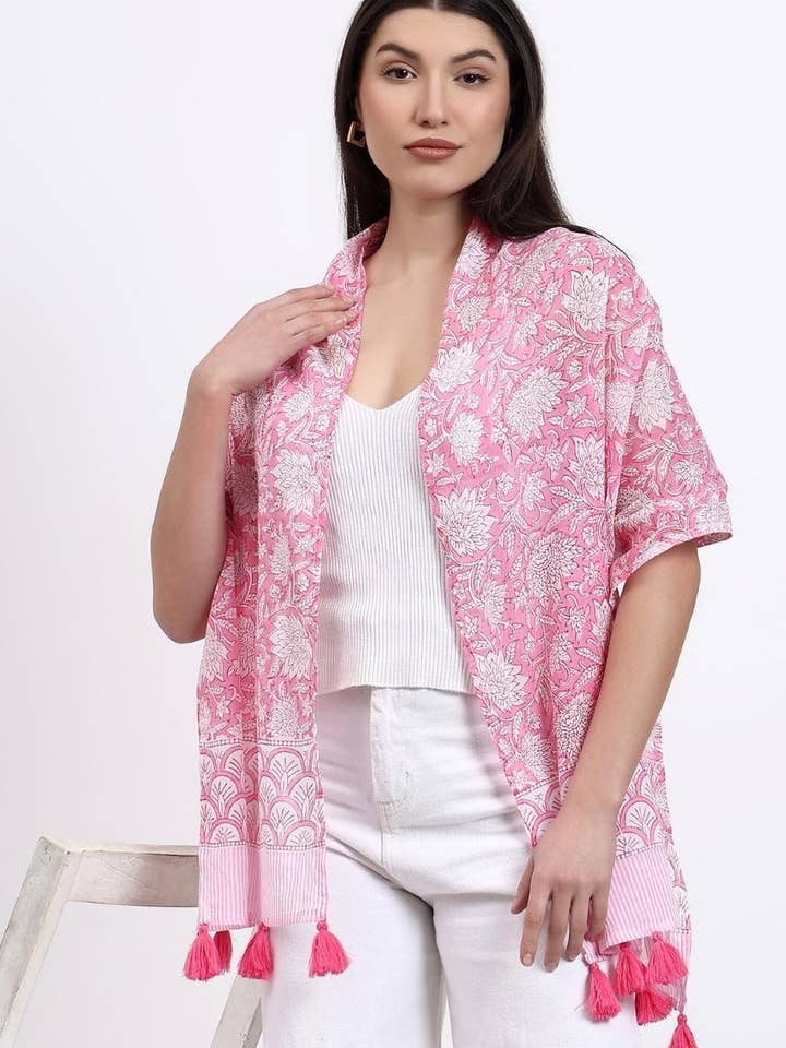 Bomullsscarf - Rosa för wholesale av Hi Handmade