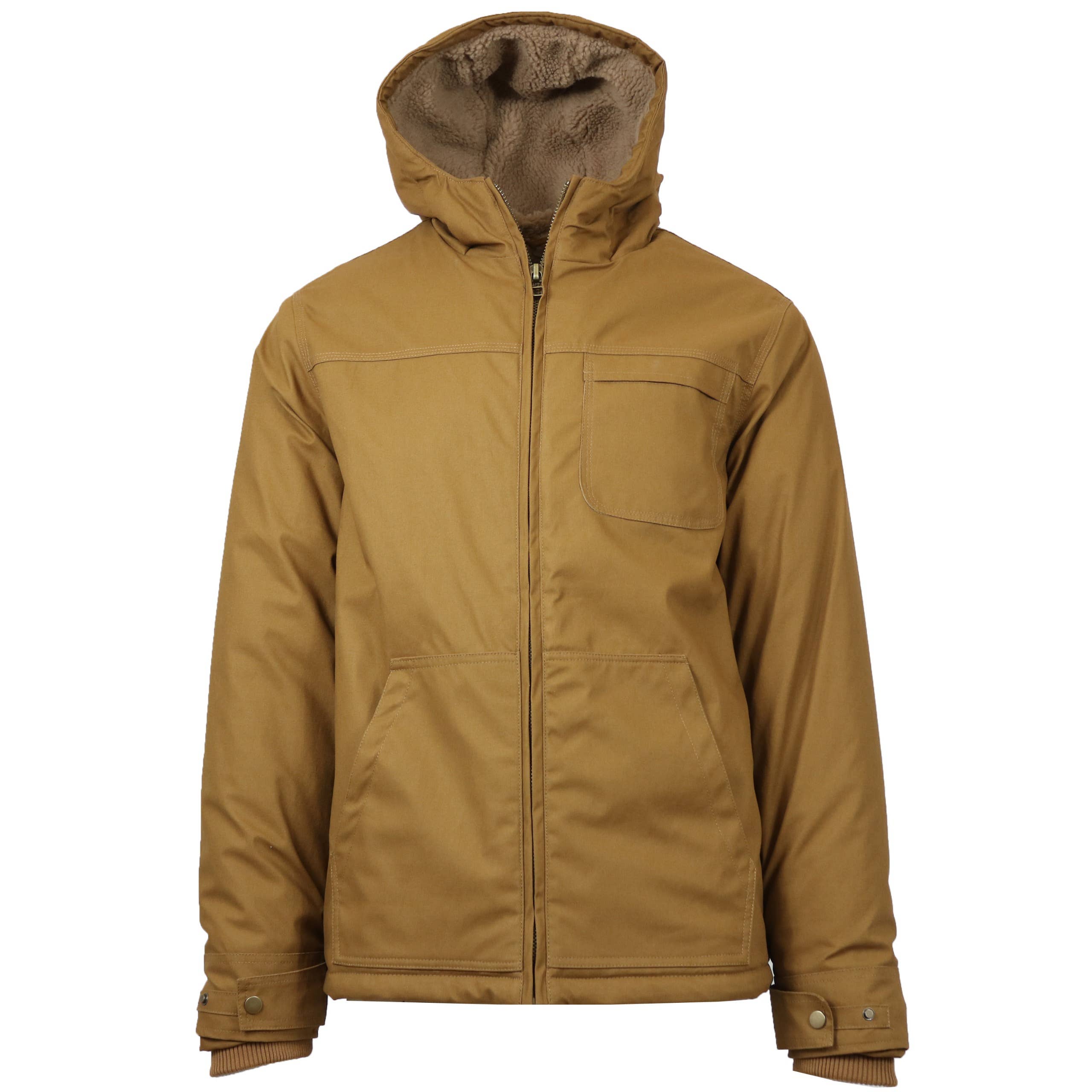 Galaxy By Harvic – wholesale Jacket – Men's – Men's Sherpa Lined Canvas Work Jacket3