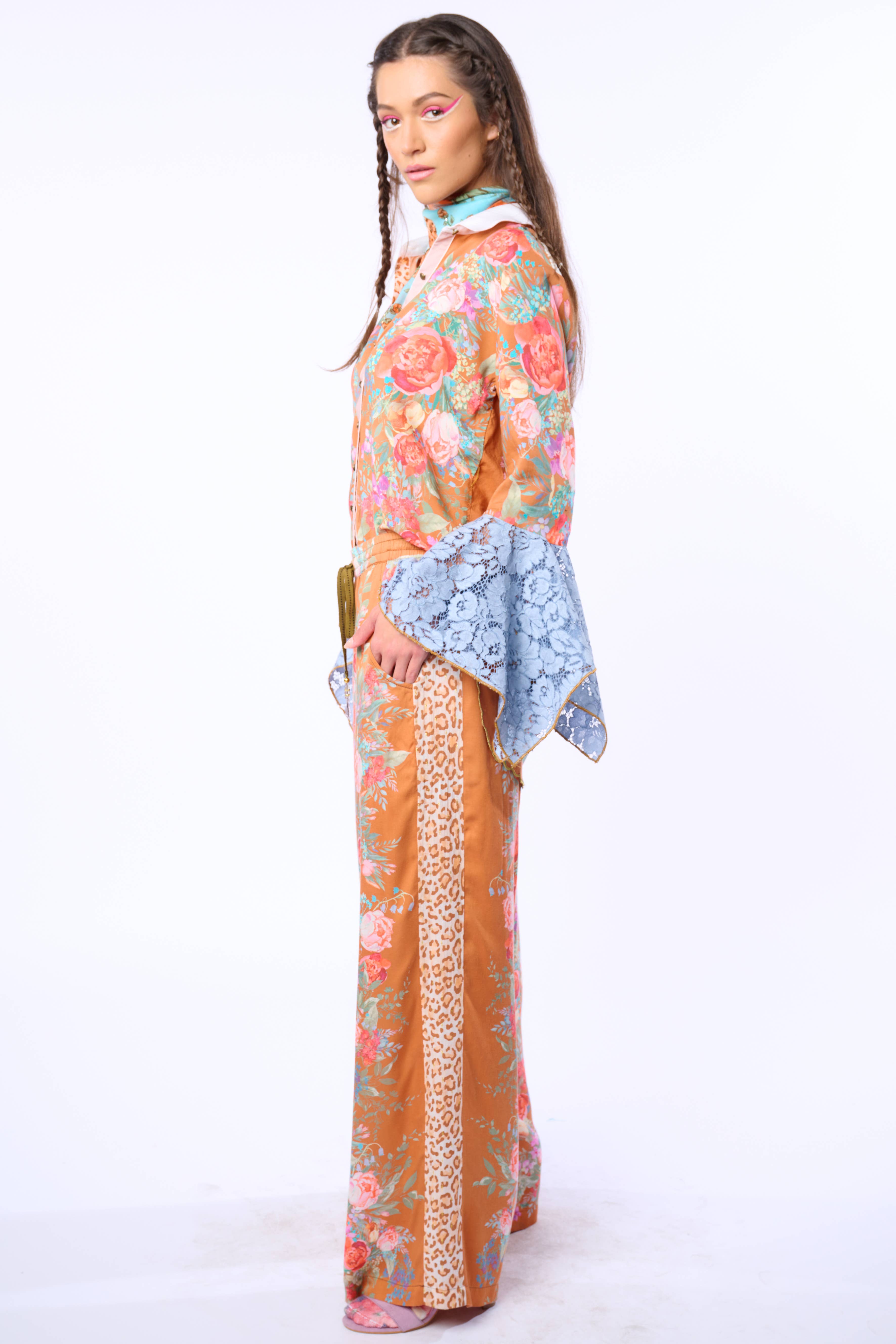 Kobberroseprint Valentina Skjorte for engroshandel på Faire6