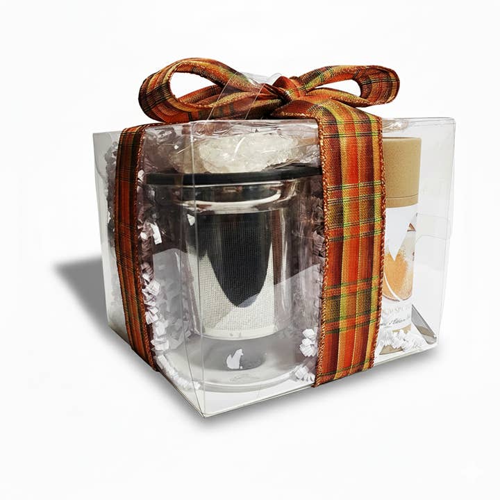 Foxy Tea® - Wholesale Tea Set - Tea Gift Set – Mug/Lid, Infuser, Tea, Towel, Sugar Crystals2