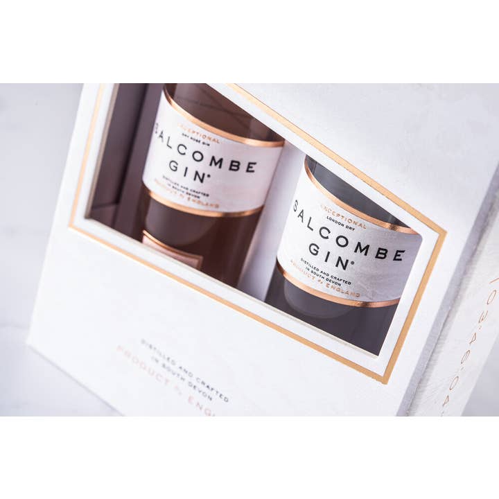 Salcombe Distilling – wholesale Gift bag set/pack – Miniature Gin Gift Set1