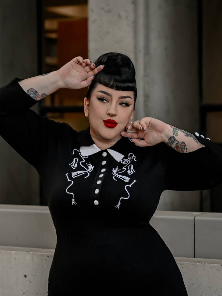 Elle Rebel - Wholesale Dress - Women's - Art of Temptation Knitted Dress8