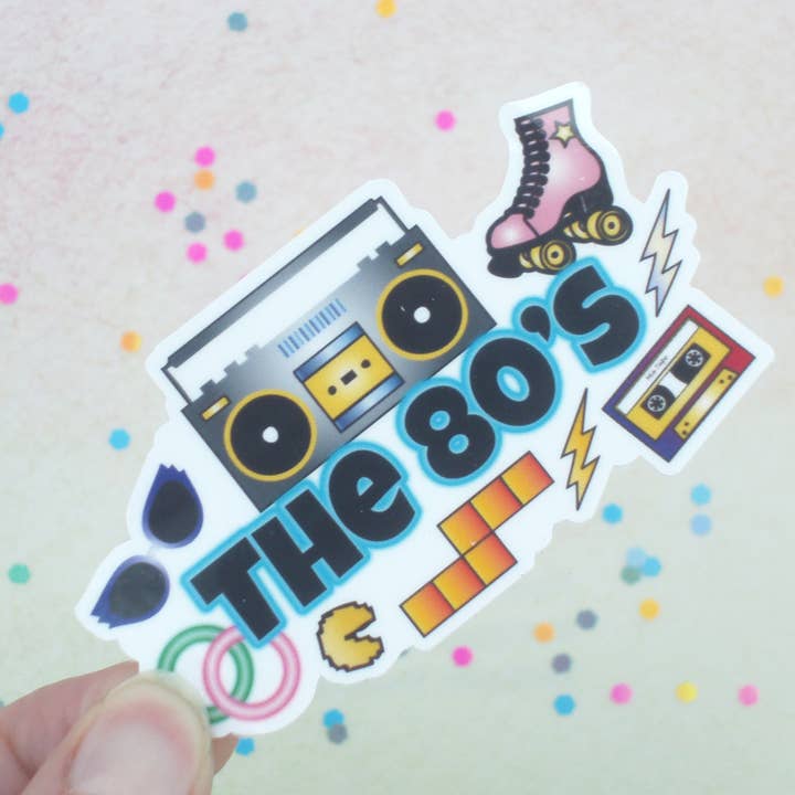 The Eighties Sticker for wholesale by DcsDigitalDecorShop
