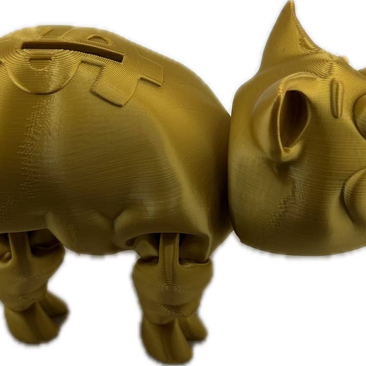 Piggy Bank - Articulated Piggy Bank - 3D Piggy Bank for wholesale by Acworth Alchemist