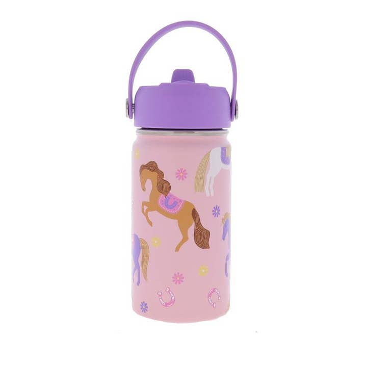 Kids Horseplay 12 Oz. Bottle With Straw Cap for wholesale by Jane Marie