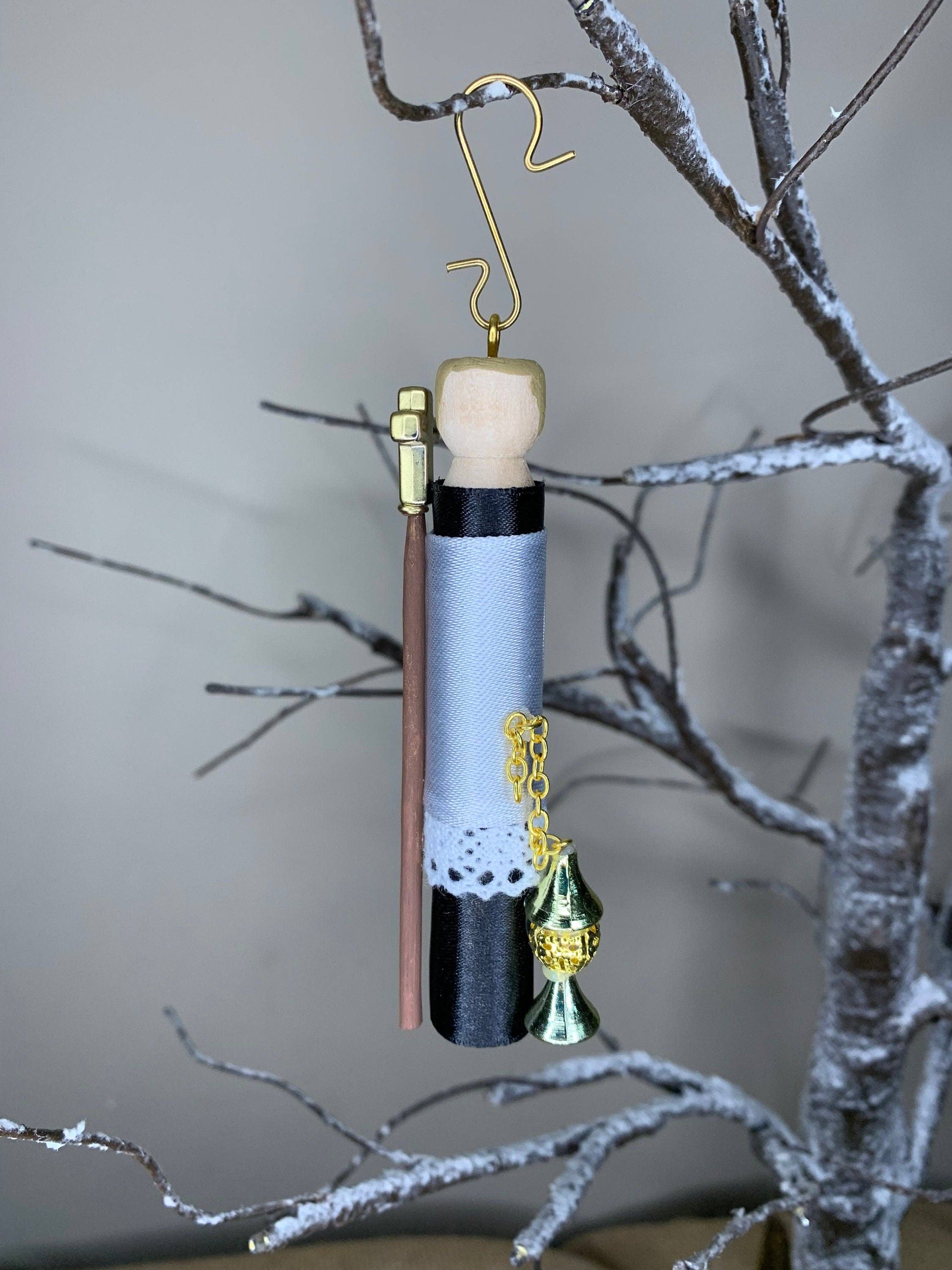 Our Saint Family - Wholesale Ornament - Altar Server / Acolyte Wooden Doll Ornament