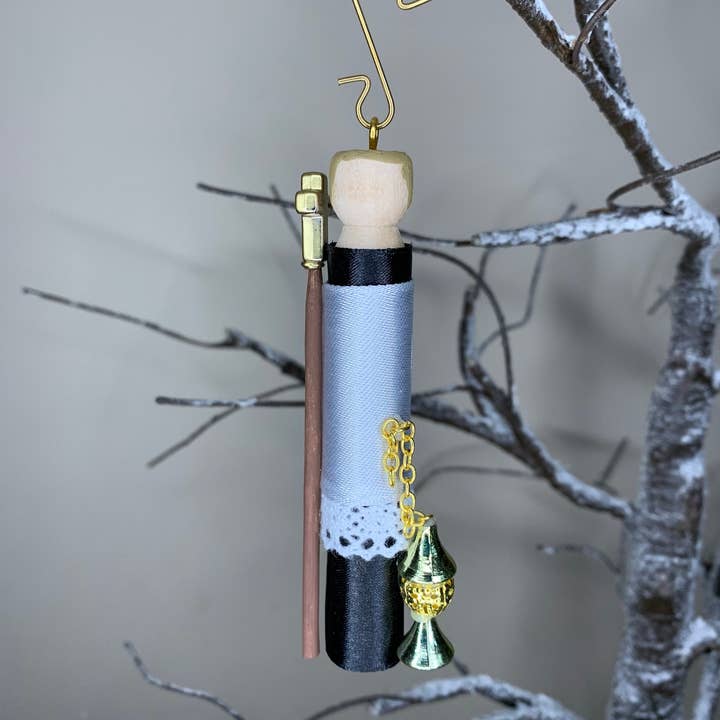 Our Saint Family - Wholesale Ornament - Altar Server / Acolyte Wooden Doll Ornament0