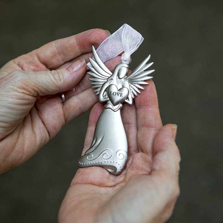 The Grandparent Gift Co. Inc. - Wholesale Ornament - Anniversary Of Loss Gift: Sympathy Angel Ornament 4549