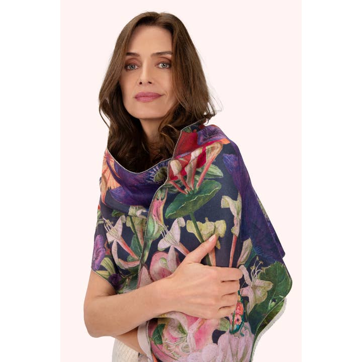Powder Design - Europe - Wholesale Scarf - Women's - Lux Scarf - Posy, Midnight