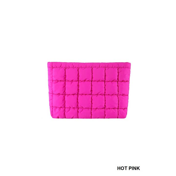 Vanilla Monkey - Wholesale Makeup/Cosmetic Bag - Quilted Cosmetic Makeup Pouch Clutch Bag2