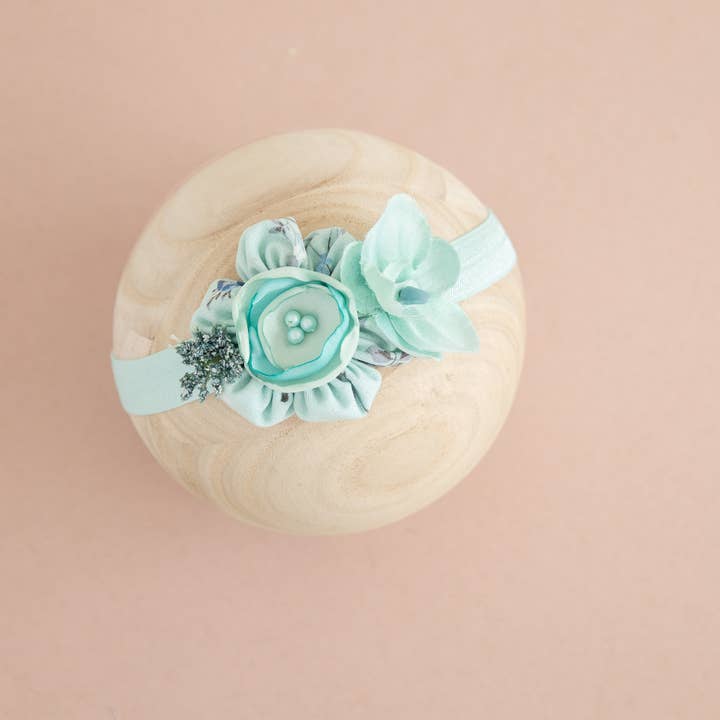 Diadema de flores, diadema de menta, diadema, diadema para bebés para venta al por mayor de Girls' Dream