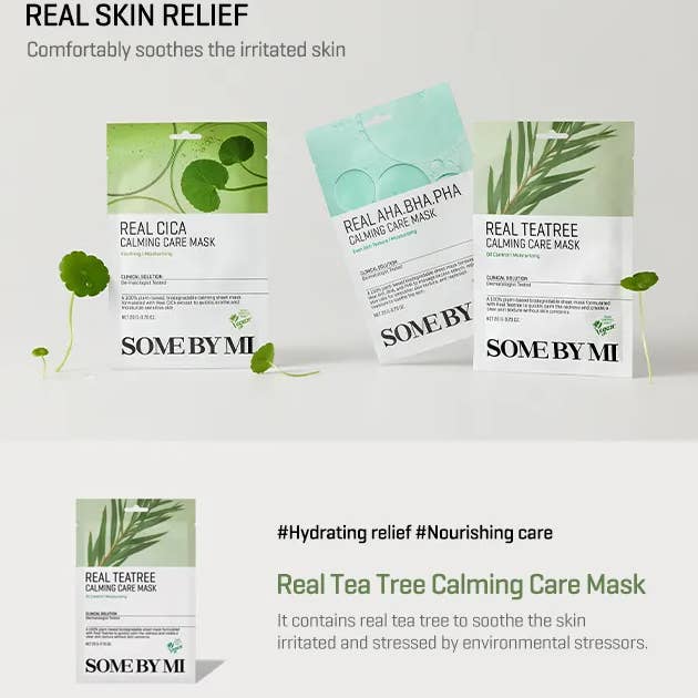 Best Beauty Group - Wholesale Skincare Face Mask - SOME BY MI Real Care Vegan Face Sheet Mask9