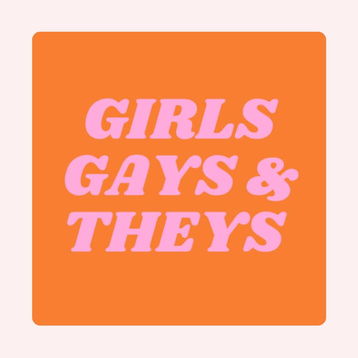 Tjejer, bögar & icke-binära dekal för wholesale av All The Rage