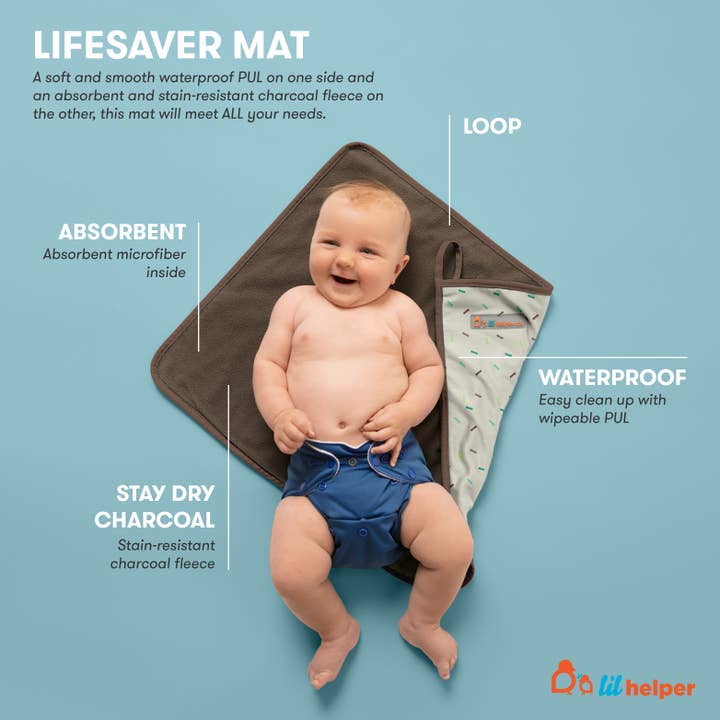 Lifesaver Mini Mat - Barrier Mat/Change Pad for wholesale by Lil Helper