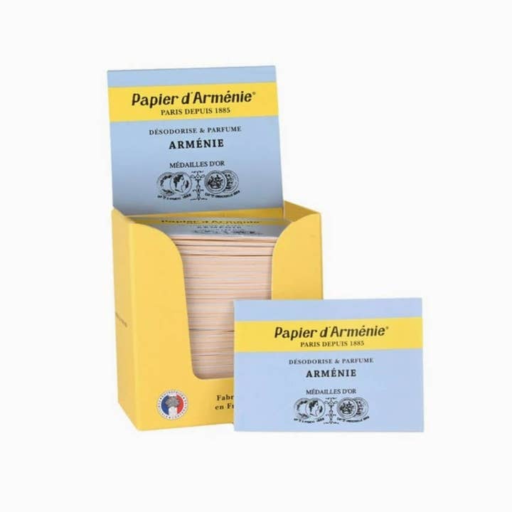 Au Savon de Marseille - Wholesale Incense - Papier D'Armenie TRADITION - pack of 30 in display case