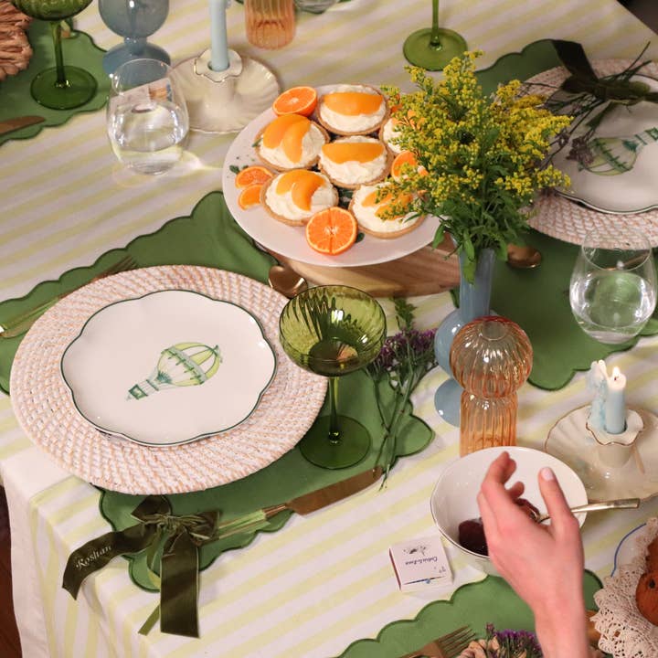 White Rattan Charger - Set of 4 for wholesale by Ro’Table NYC