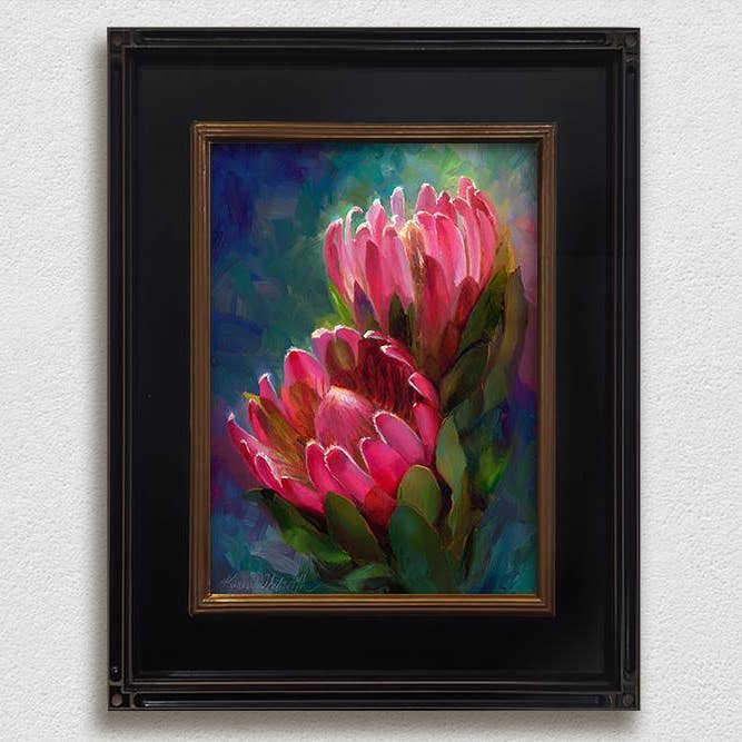 Whitworth Gallery - Wholesale Painting/Drawing - Beauty Within - Wall Art Canvas of Protea Flowers Painting2