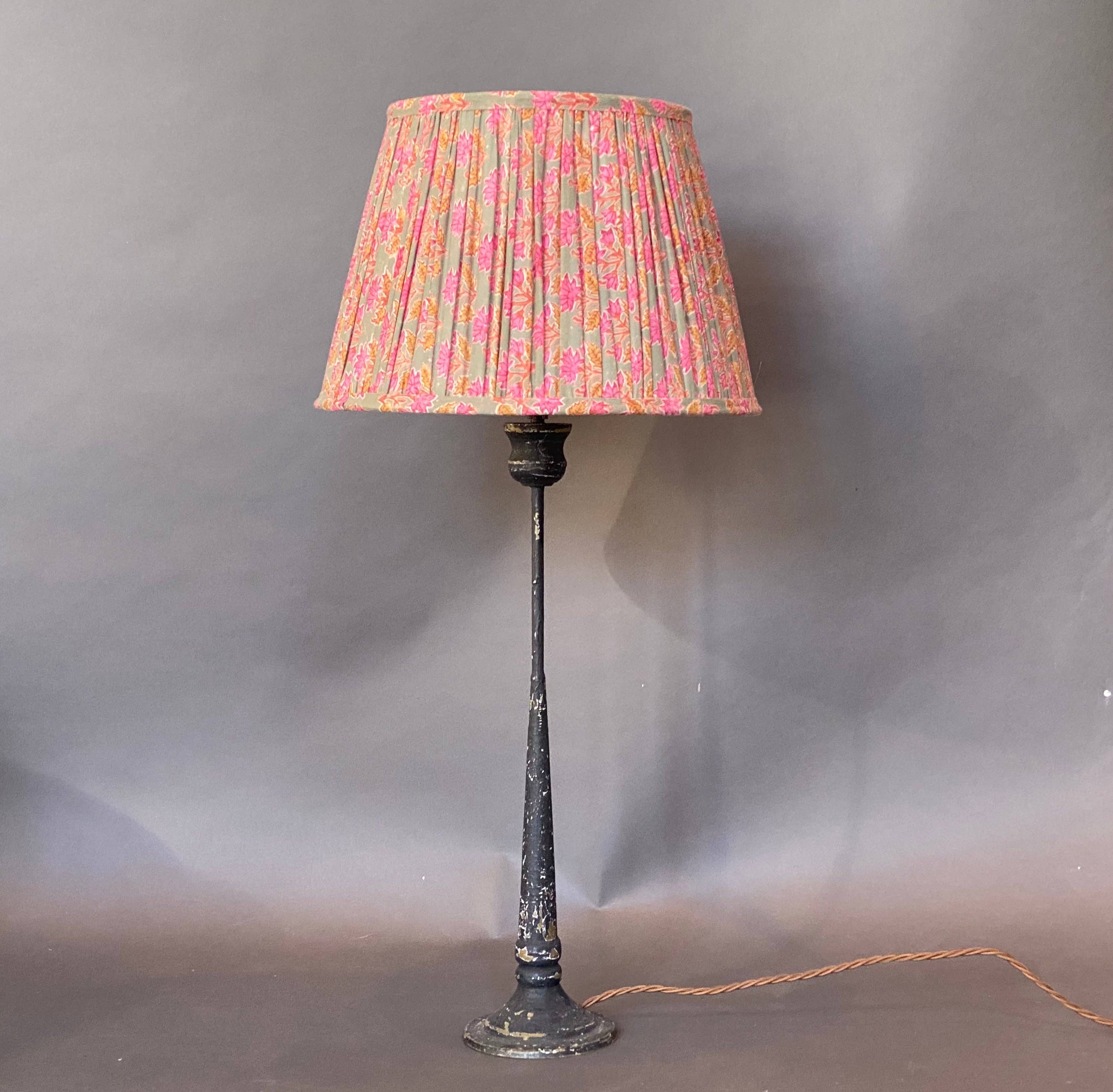 Samarkand Design – wholesale Lampskärm – Rosa och ockra lampskärm i bomull6