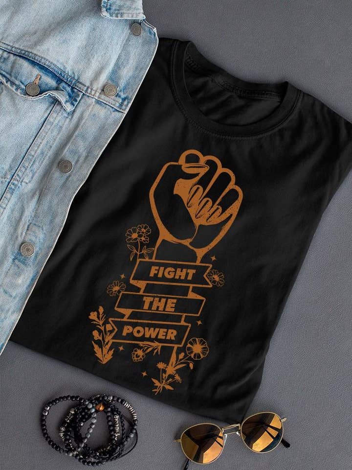 Fight The Power Activist Unisex Tee for wholesale by Swift Retail