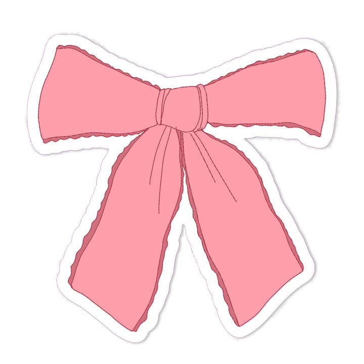 Maddon and Co - Vente Autocollant - Autocollant en vinyle Rose Bow