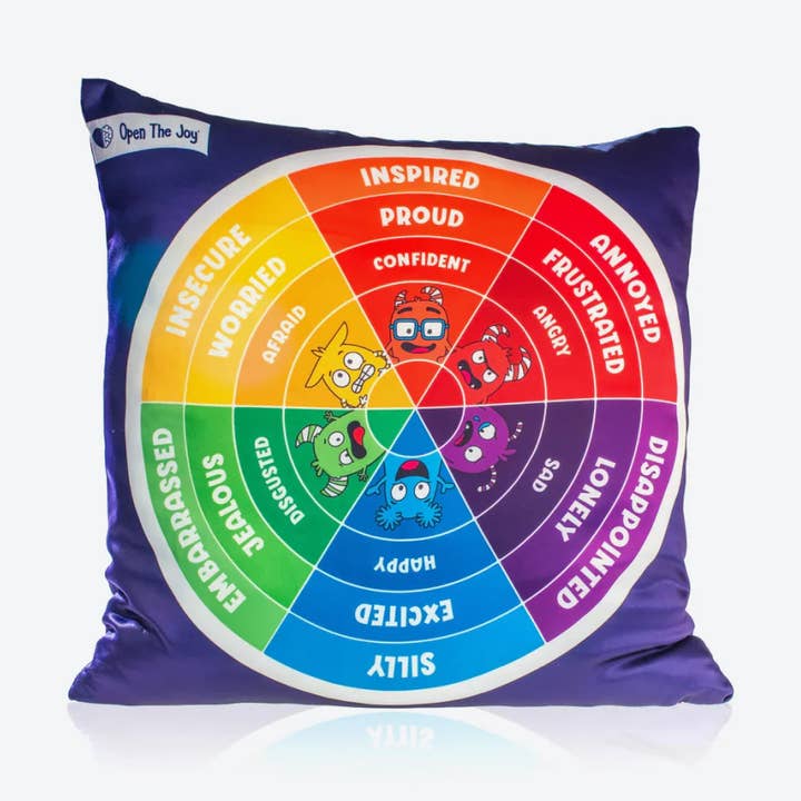 Cojín Rueda de Emociones (Solo en Inglés) para venta al por mayor de Open The Joy