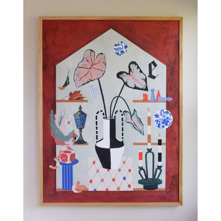 Art Print - Abstract Gothic Still Life for wholesale by Christine Cover