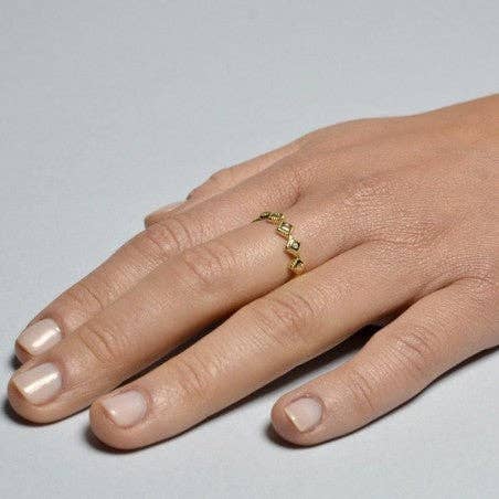 Anillo Circonita Antoniette para venta al por mayor de Rimiet
