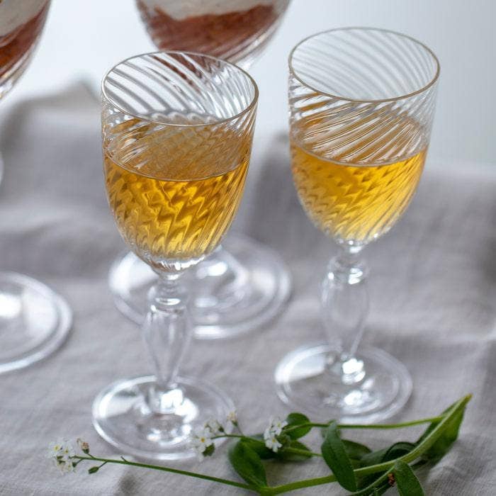 Danish Design Collective - Wholesale Wine Glass - Holmegaard - Regina - Mouth-Blown Dessert Wine Glass - 3.4oz3