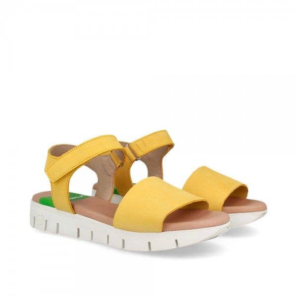 Slowwalk - Wholesale Sandals - Women's - Syndra Yellow-White Sandals1