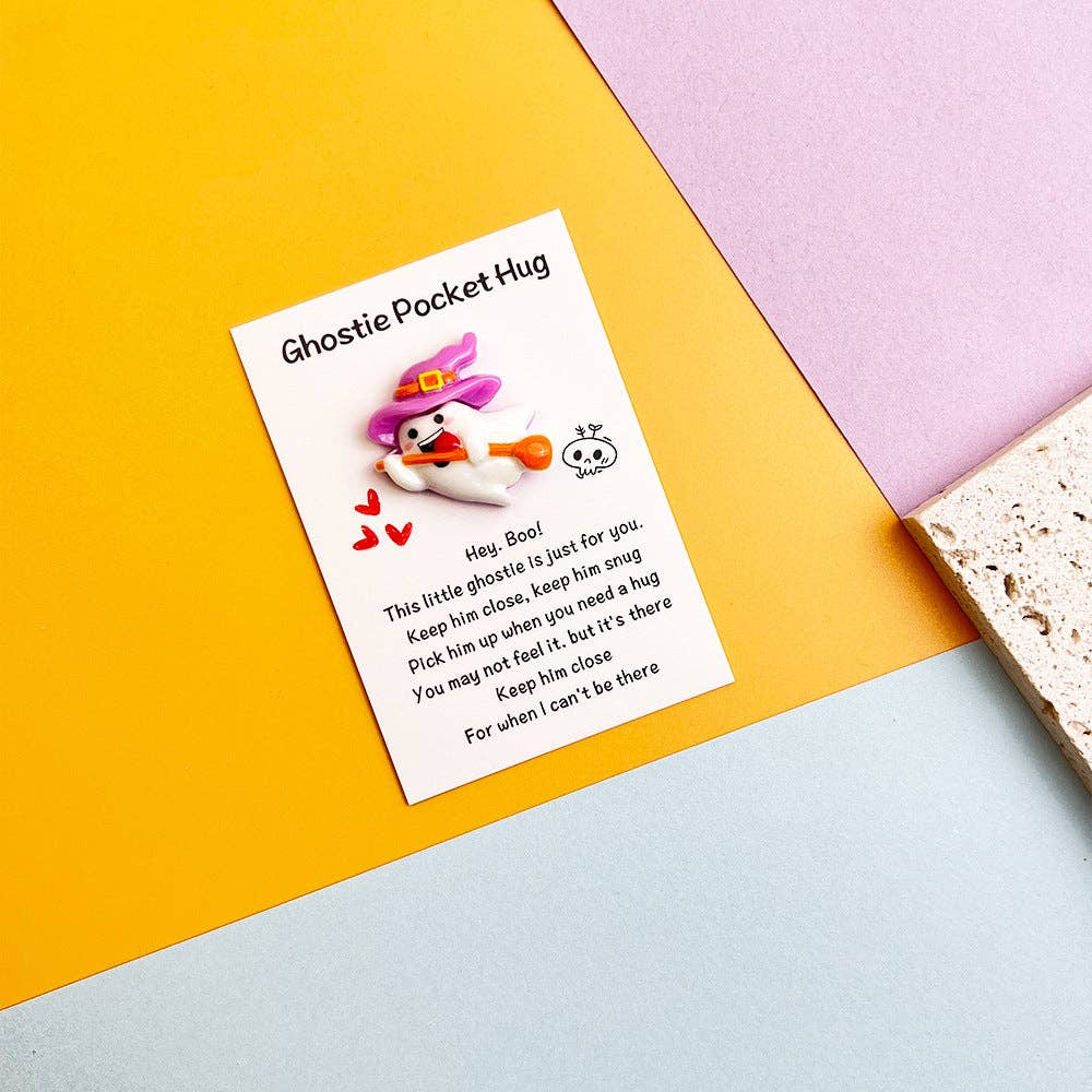 Magia Design - Wholesale Keepsake Coin/Token - Pocket Hug Ghostie Boo7