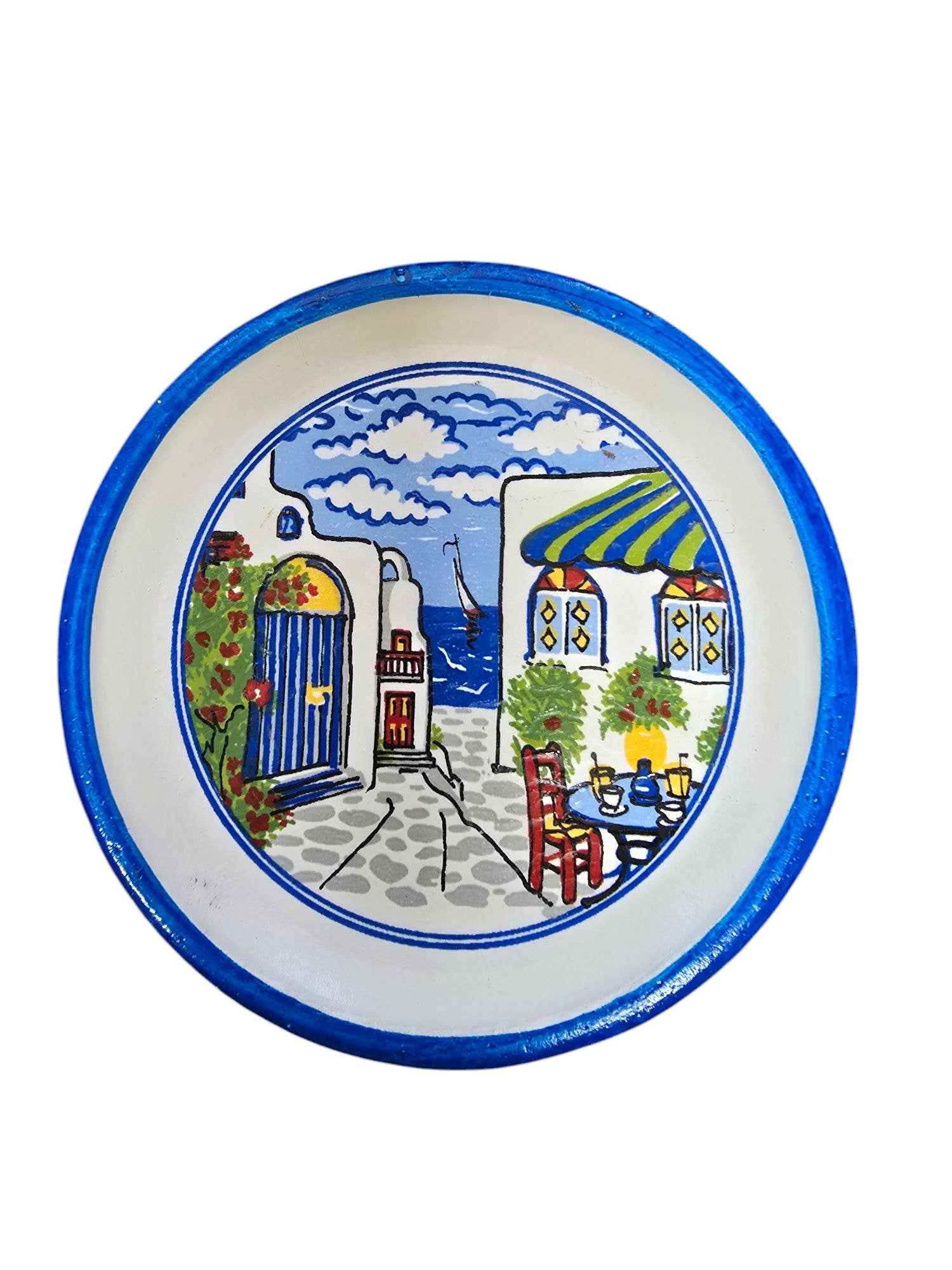 2 Greeks Inc - Wholesale Magnet - Handmade Ceramic Plate Magnets - Authentically Greek 2