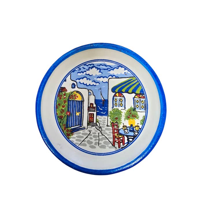 2 Greeks Inc - Wholesale Magnet - Handmade Ceramic Plate Magnets - Authentically Greek 2