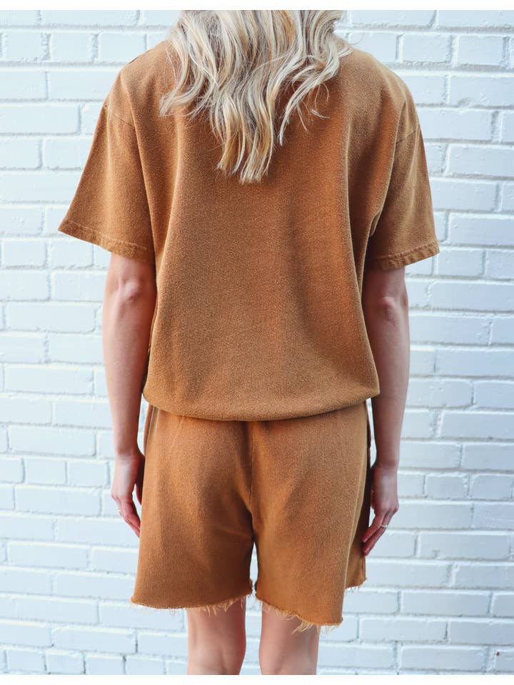 People Of Leisure - Wholesale Sweatshirt - Women's - Melody Crewneck Saddle6