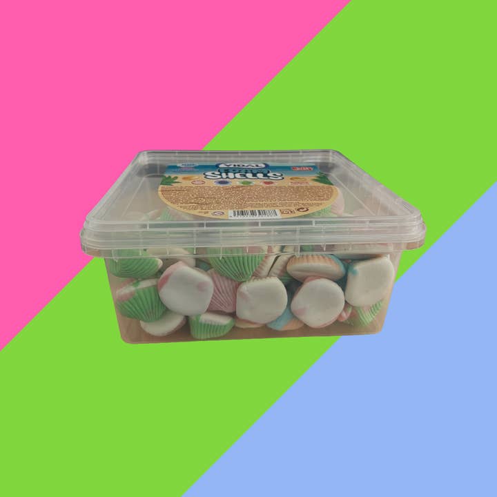 Gaffney's Sweets & Treats Wholesale - Wholesale Gummy - Vidal Jelly Filled Foam Shells Tub 100pcs1
