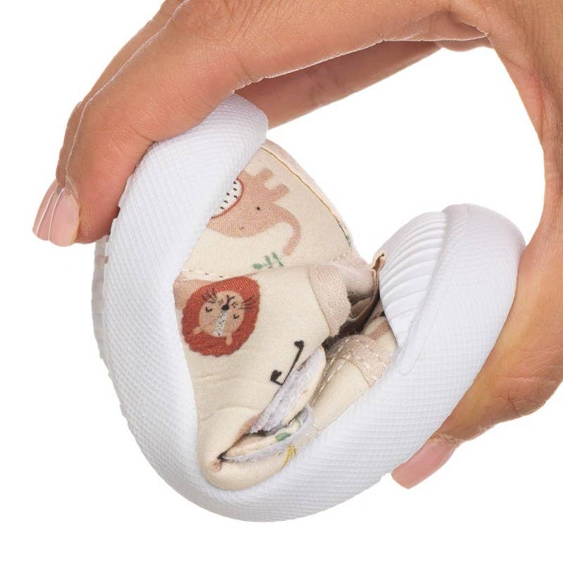 Chetto – wholesale Livsstilssneakers – Barn – Chetto barnskor i bomullscanvas med djungelmotiv, dubbel kardborre, gummitäckt tå och flexibel sula5