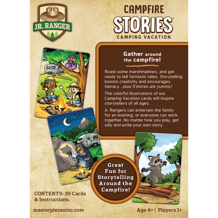 Masterpieces Puzzles - Wholesale Card Game - Jr. Ranger Campfire Stories Card Game2