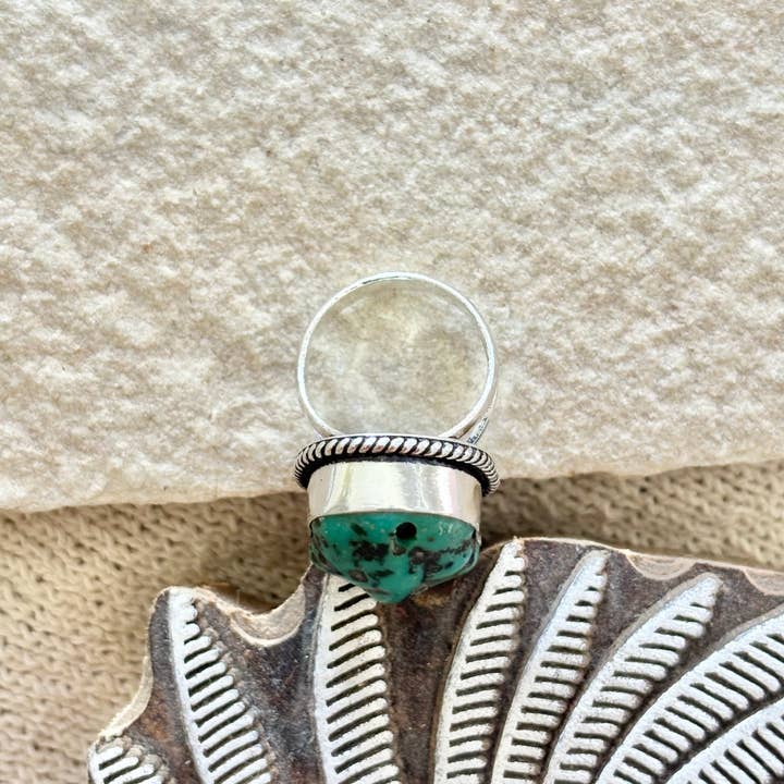 Wild Cactus Co. - Wholesale Cocktail/Statement Ring - TURQUOISE DIVINE RING SIZE 74